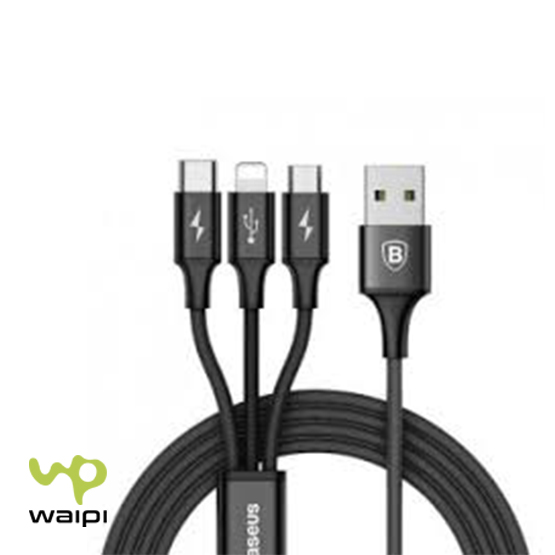 Cable USB Triple puerto Carga y datos SMS-BT03